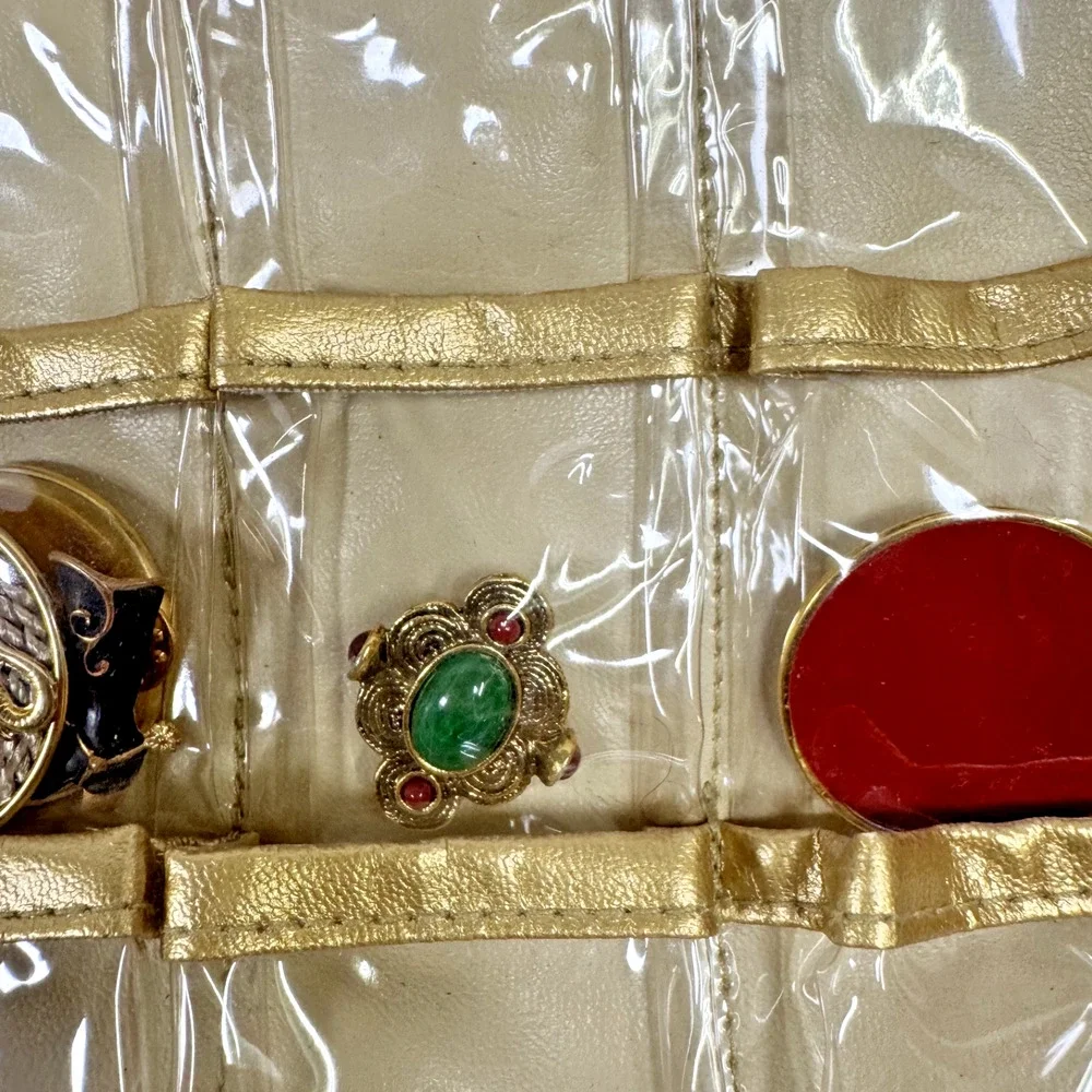 Issac MIZRAHI JEWELRY Bag. ORGANIZER Rollup or Hang in Closet Plus Jewelry